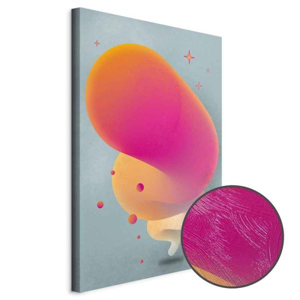 Tableau - Pink Streak (1 Part) Vertical