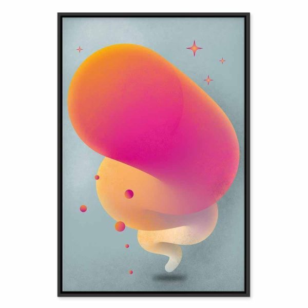 Tableau - Pink Streak (1 Part) Vertical