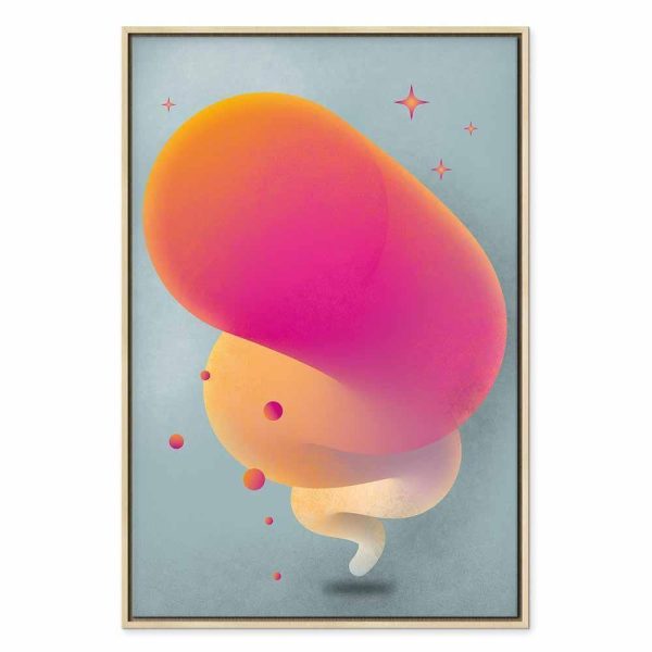 Tableau - Pink Streak (1 Part) Vertical