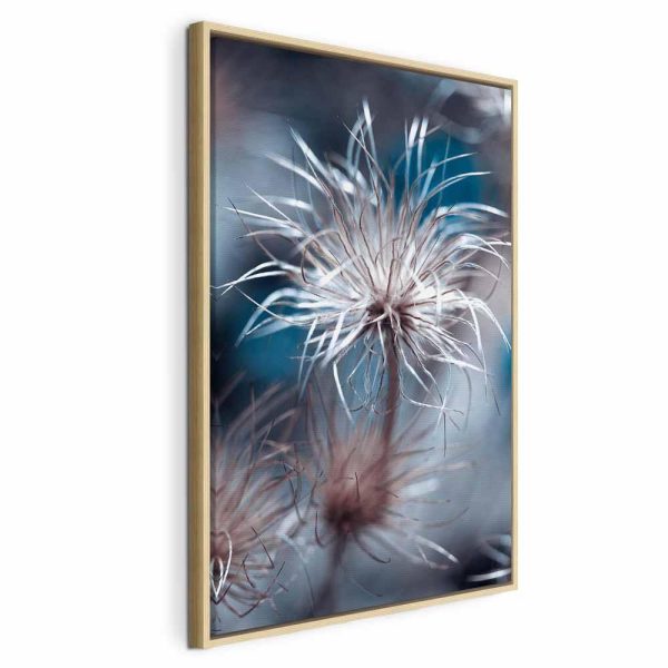 Tableau - Plant in Blues (1 Part) Vertical