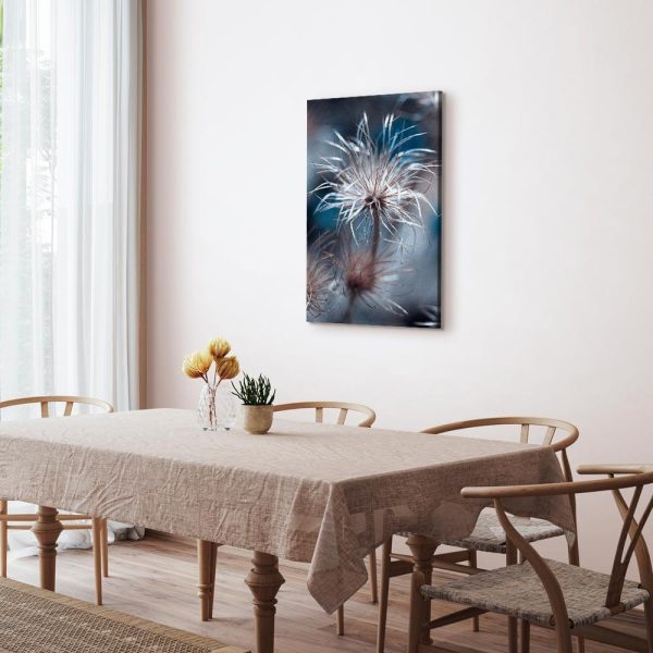 Tableau - Plant in Blues (1 Part) Vertical