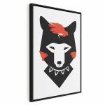 Tableau - Polite Fox (1 Part) Vertical