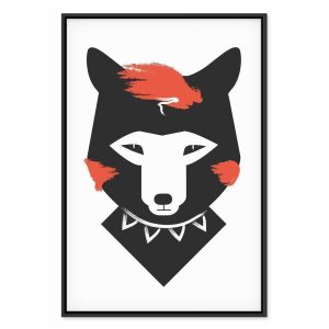Tableau - Polite Fox (1 Part) Vertical