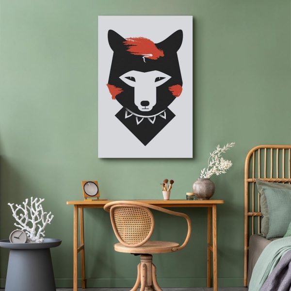 Tableau - Polite Fox (1 Part) Vertical