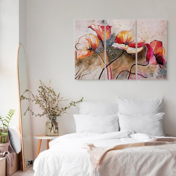 Tableau - Poppies lashed by the wind