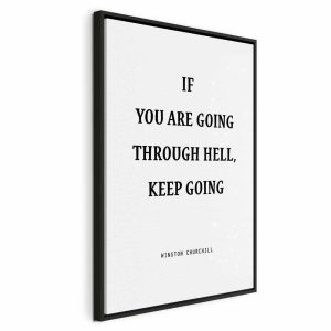 Tableau - Power of Words (1-part) - Winston Churchill's Motivational Quote