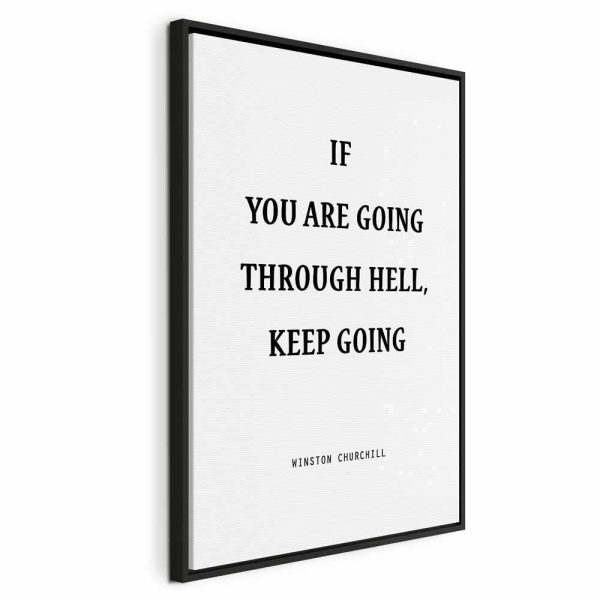 Tableau - Power of Words (1-part) - Winston Churchill's Motivational Quote