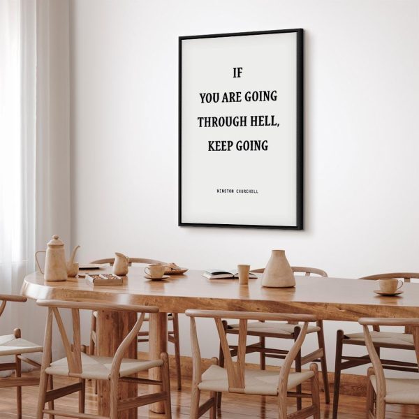 Tableau - Power of Words (1-part) - Winston Churchill's Motivational Quote