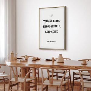 Tableau - Power of Words (1-part) - Winston Churchill's Motivational Quote