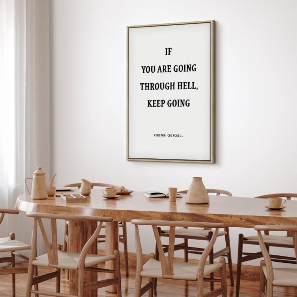 Tableau - Power of Words (1-part) - Winston Churchill's Motivational Quote