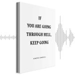 Tableau - Power of Words (1-part) - Winston Churchill's Motivational Quote