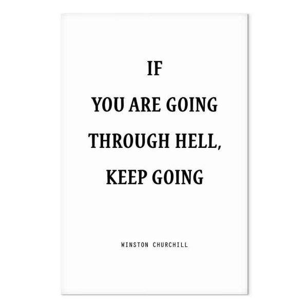 Tableau - Power of Words (1-part) - Winston Churchill's Motivational Quote