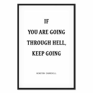 Tableau - Power of Words (1-part) - Winston Churchill's Motivational Quote