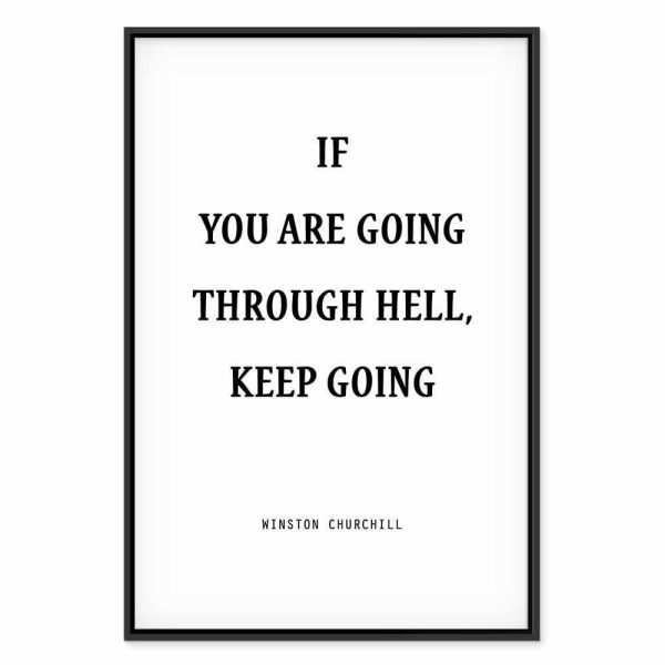 Tableau - Power of Words (1-part) - Winston Churchill's Motivational Quote