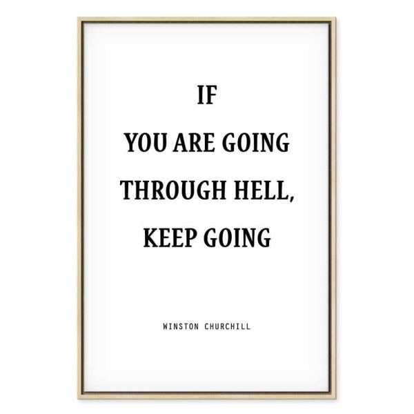 Tableau - Power of Words (1-part) - Winston Churchill's Motivational Quote