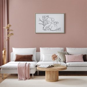 Tableau - Quiet Charm of Nature (1-part) - Sleeping Koala in Black and White