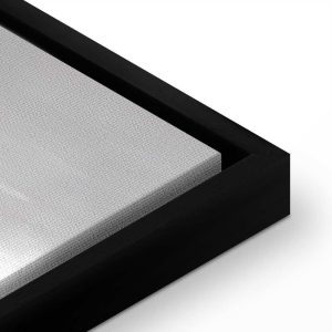 Tableau - Reflection of Colors (1-part) - Sunset in Painted Abstract Background