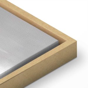 Tableau - Reflection of Colors (1-part) - Sunset in Painted Abstract Background