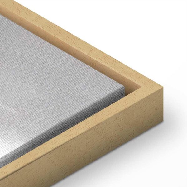 Tableau - Reflection of Colors (1-part) - Sunset in Painted Abstract Background