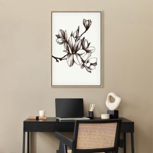Tableau - Renaissance Magnolias (1 Part) Vertical