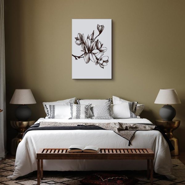 Tableau - Renaissance Magnolias (1 Part) Vertical