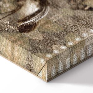 Tableau - Retro Cranes (1 Part) Wide