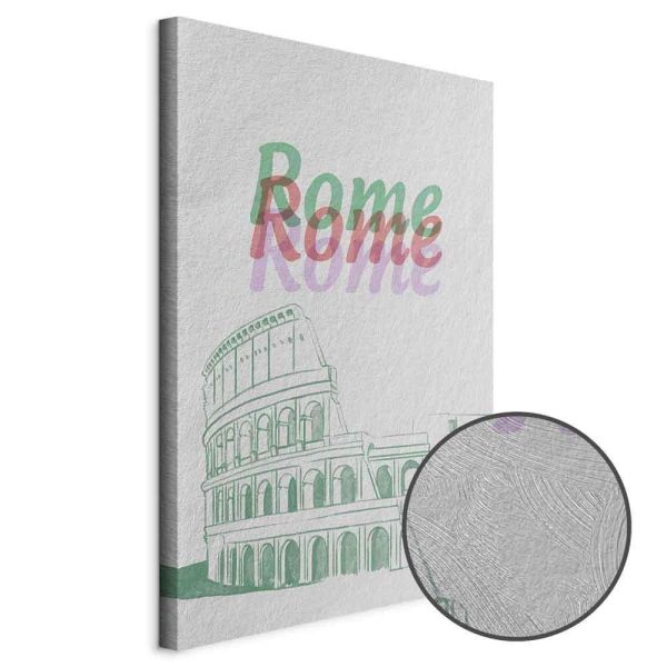 Tableau - Rome in Watercolours (1 Part) Vertical