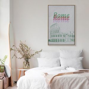 Tableau - Rome in Watercolours (1 Part) Vertical