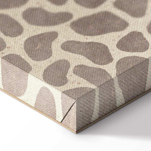 Tableau - Salt Square - Colorful Illustrated Townhouses Against a Cloudy Sky Background