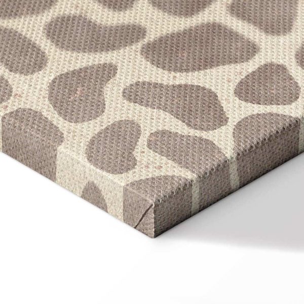 Tableau - Salt Square - Colorful Illustrated Townhouses Against a Cloudy Sky Background