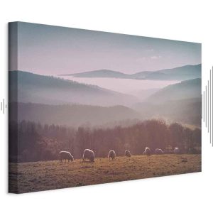 Tableau - Sheep in Mountain Landscape (1-part) - Animals in Nature