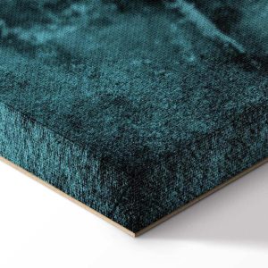 Tableau - Shroud of Turin in Turqoise (1 Part) Vertical