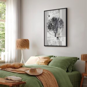 Tableau - Silver Tree (1 Part) Vertical