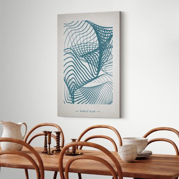 Tableau - Simple Blue (1 Part) Vertical