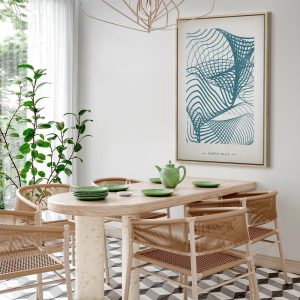 Tableau - Simple Blue (1 Part) Vertical