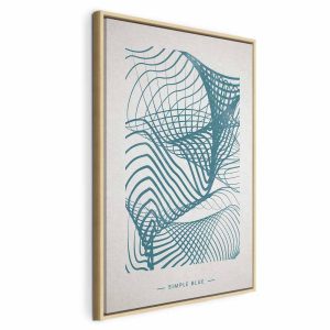 Tableau - Simple Blue (1 Part) Vertical