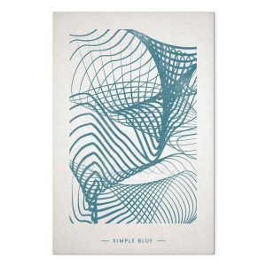 Tableau - Simple Blue (1 Part) Vertical