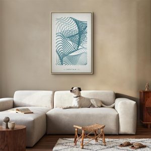 Tableau - Simple Blue (1 Part) Vertical