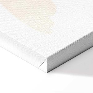 Tableau - Sky with Balloons - Balloons in Subdued Colors Flying in the Sky Among Clouds Rainbows and Stars