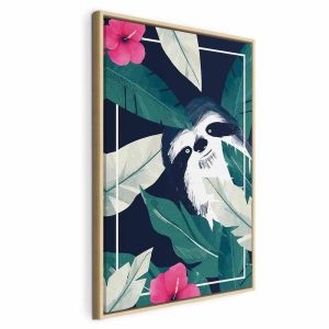 Tableau - Sloth in the Tropics (1 Part) Vertical