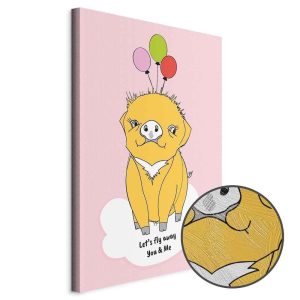 Tableau - Soaring Pig (1 Part) Vertical