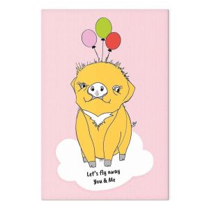 Tableau - Soaring Pig (1 Part) Vertical