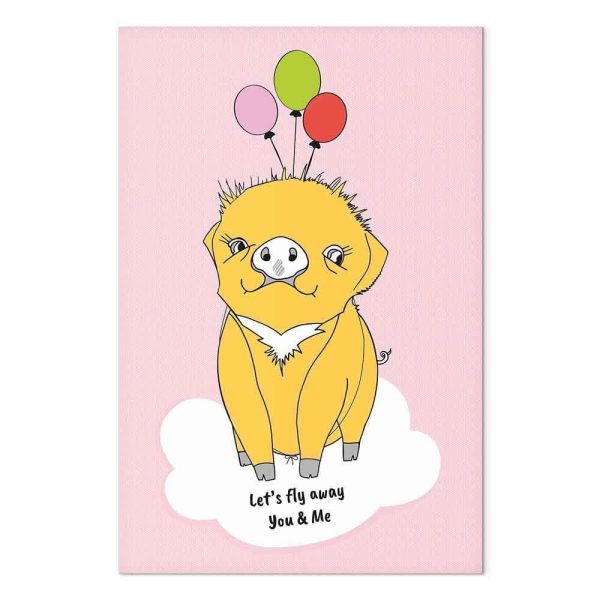 Tableau - Soaring Pig (1 Part) Vertical