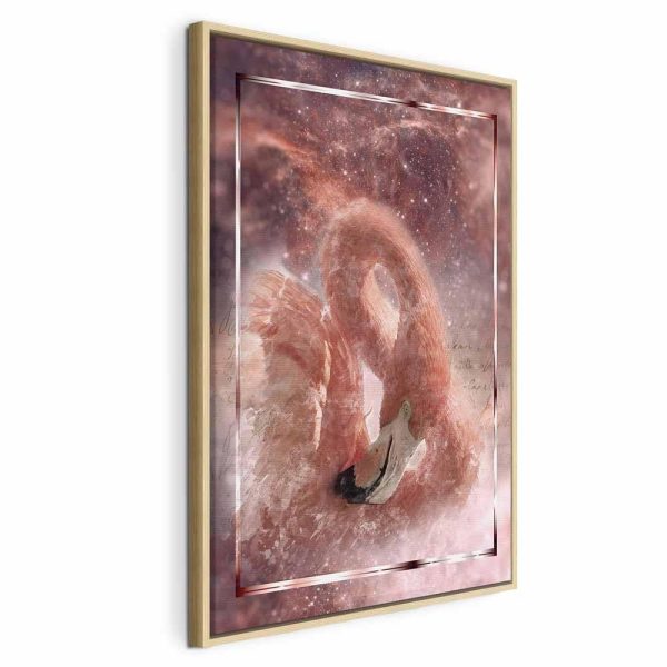 Tableau - Space Flamingo (1 Part) Vertical
