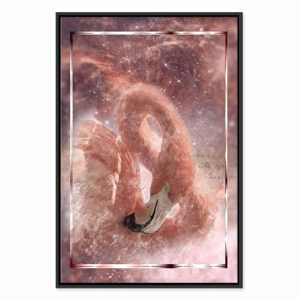 Tableau - Space Flamingo (1 Part) Vertical