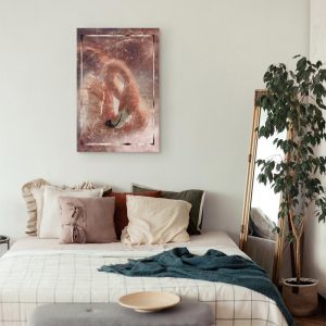 Tableau - Space Flamingo (1 Part) Vertical