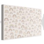 Tableau - Spring - Pastel Rainbows with Hearts on a Rainy Day