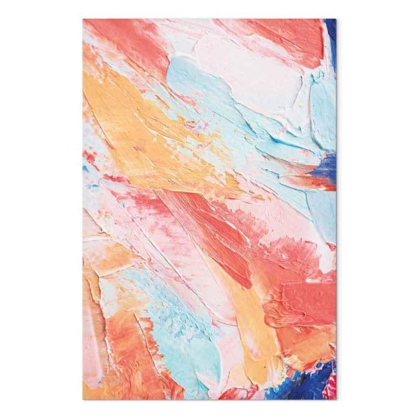 Tableau - Spring Shades - A Colorful Mix of Warm and Cool Tones on Canvas