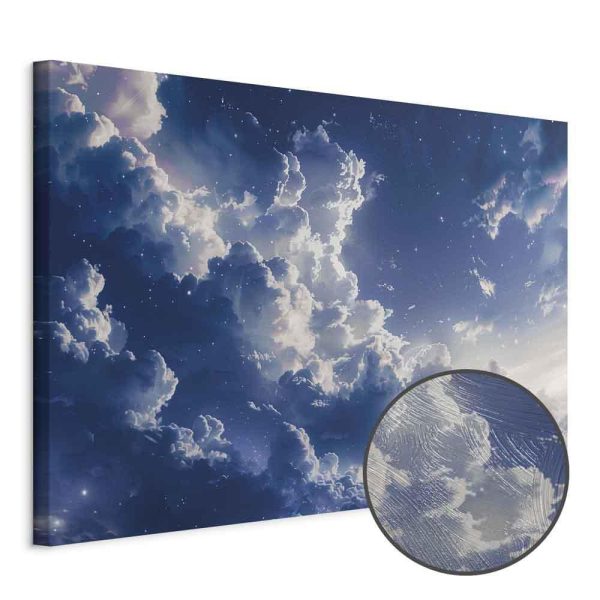Tableau - Starry Clouds and Delicate Light Over a Corner of the Sky