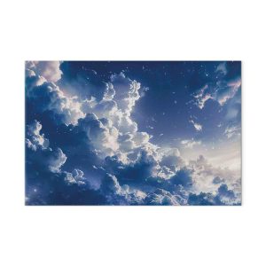 Tableau - Starry Clouds and Delicate Light Over a Corner of the Sky